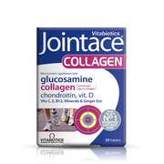 Vitabiotics Jointace Collagen 30 Tablets - Glucosamine, Hydrolysed Type II Collagen, Chondroitin, Vitamin D, C, E, B12, Minerals & Ginger Extract - UK's No.1 Vitabiotics Supplement Range - Available at docxora.com Pakistan
