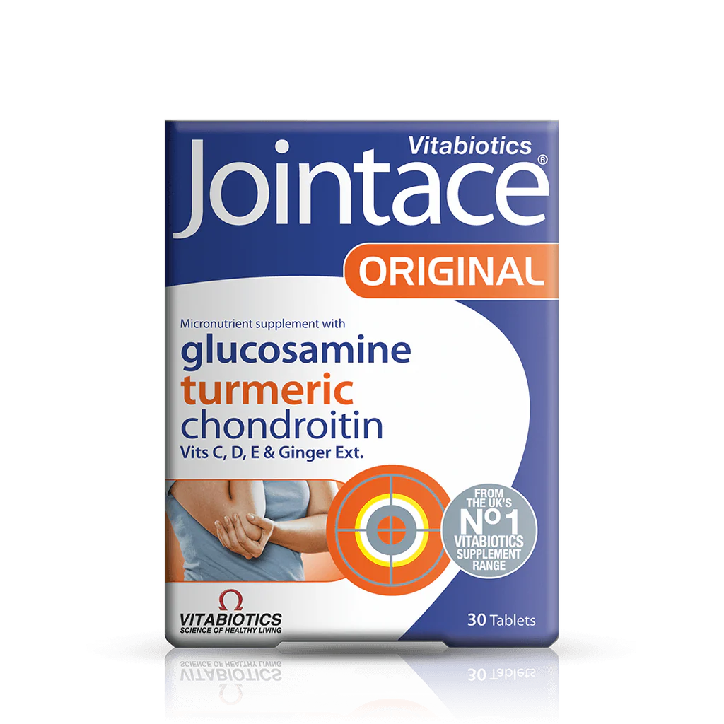 Vitabiotics Jointace Original 30 Tablets – Glucosamine, Turmeric & Chondroitin with Vitamins C, D, E & Ginger Extract – UK's No.1 Vitabiotics Supplement Range – Available at docxora.com Pakistan
