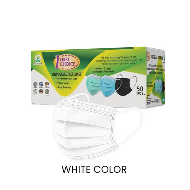 FACE MASK DISPOSIBLE (FIRST CHOICE)