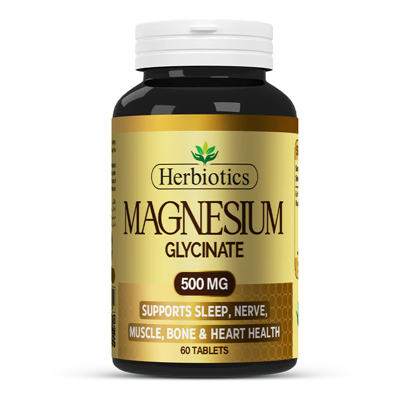 HERBIOTICS MAGNESIUM GLYCINATE 500 MG (60 TAB)