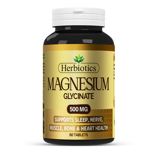 HERBIOTICS MAGNESIUM GLYCINATE 500 MG (60 TAB)