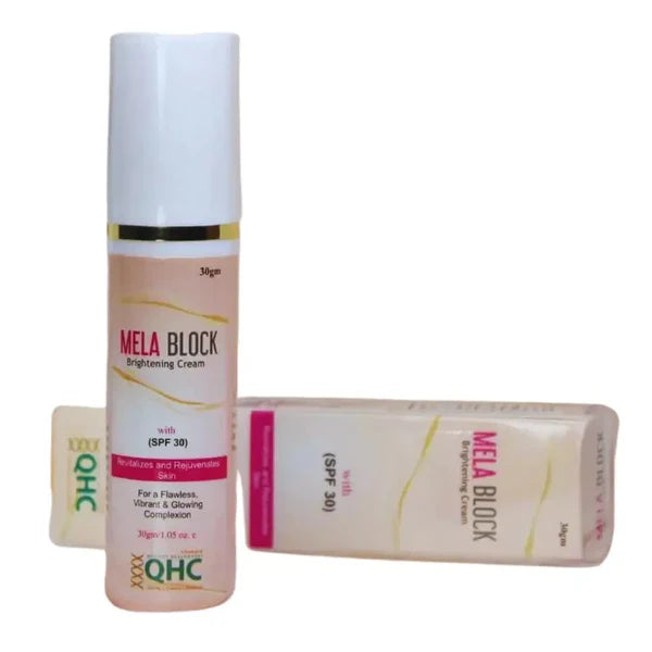QHC MELA BLOCK BRIGHTENING CREAM WITH SPF 30 (30 GM)