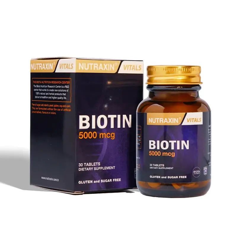 NUTRAXIN VITALS BIOTIN 5000MCG 30 TAB