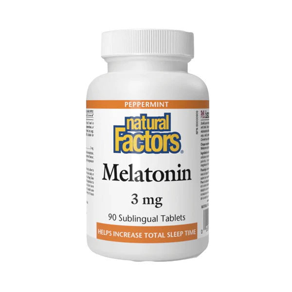 NATURAL FACTORS MELATONIN 3 MG (90 TAB)