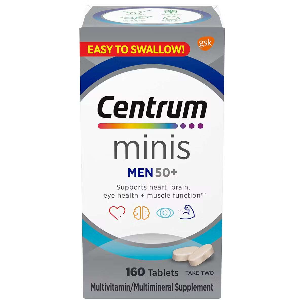 CENTRUM MINIS MEN 50+ IMP (160 TAB)