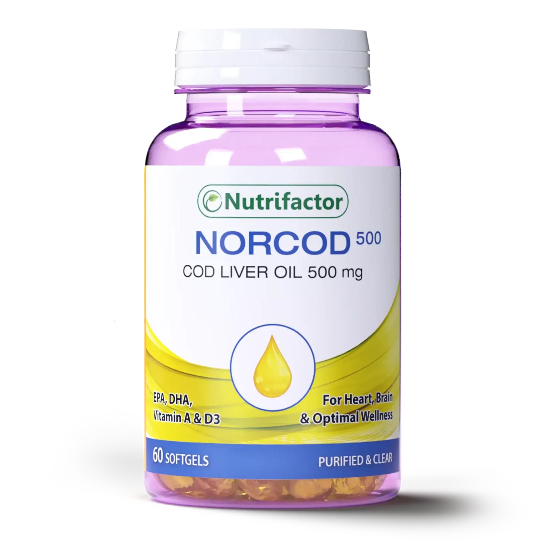NUTRIFACTOR NORCOD 500MG 60 Softgels
