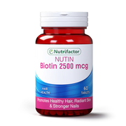 NUTRIFACTOR NUTIN BIOTIN 60 TABLETS