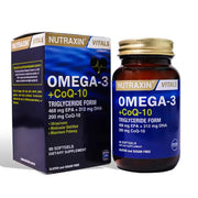 NUTRAXIN VITALS OMEGA-3 +CO-Q10 60 SOFT GEL