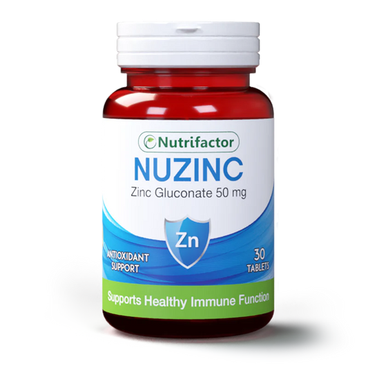 NUTRIFACTOR NUZINC 50MG (30S)