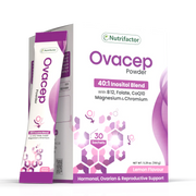 Nutrifactor Ovacep Powder 30 Sachets – 40:1 Inositol Blend with B12, Folate, CoQ10, Magnesium & Chromium – Hormonal, Ovarian & Reproductive Support – Lemon Flavour – docxora.com Pakistan