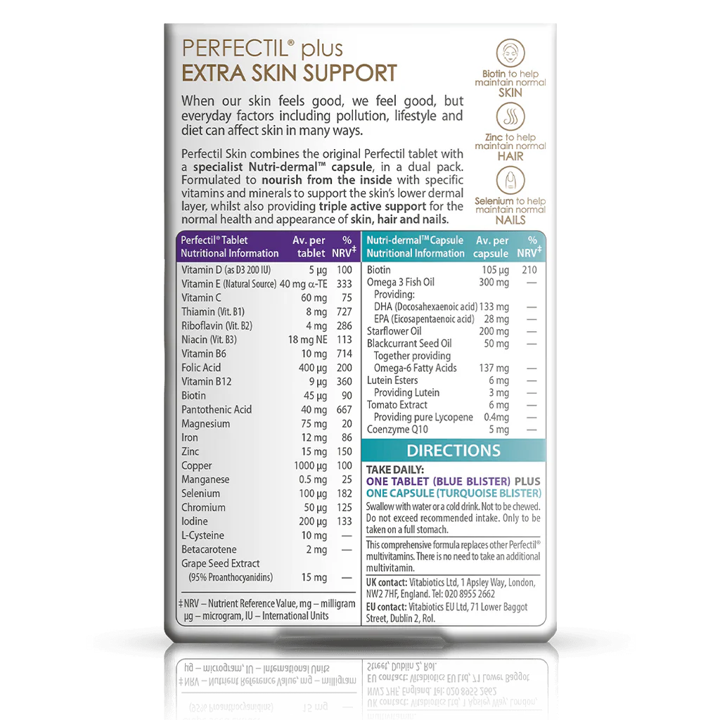 VITABIOTICS PERFECTIL SKIN EXTRA SUPPORT (56 TAB/CAP)