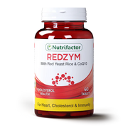 NUTRIFACTOR REDZYM RED YEAST RICE WITH COQ10 (60 TAB)