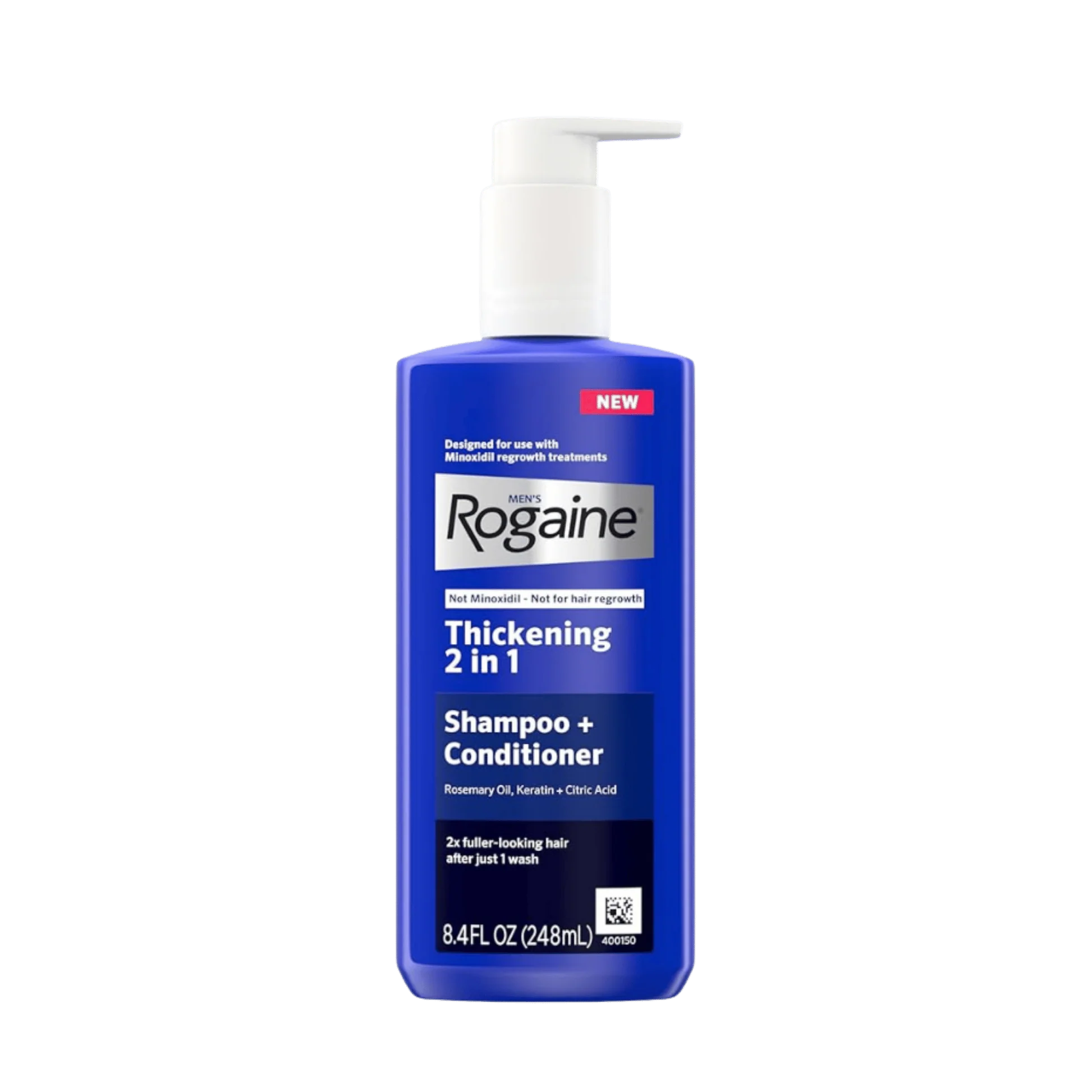 ROGAINE, MENS SHAMPOO + CONDITIONER, 248 ML, 8.4,OZ