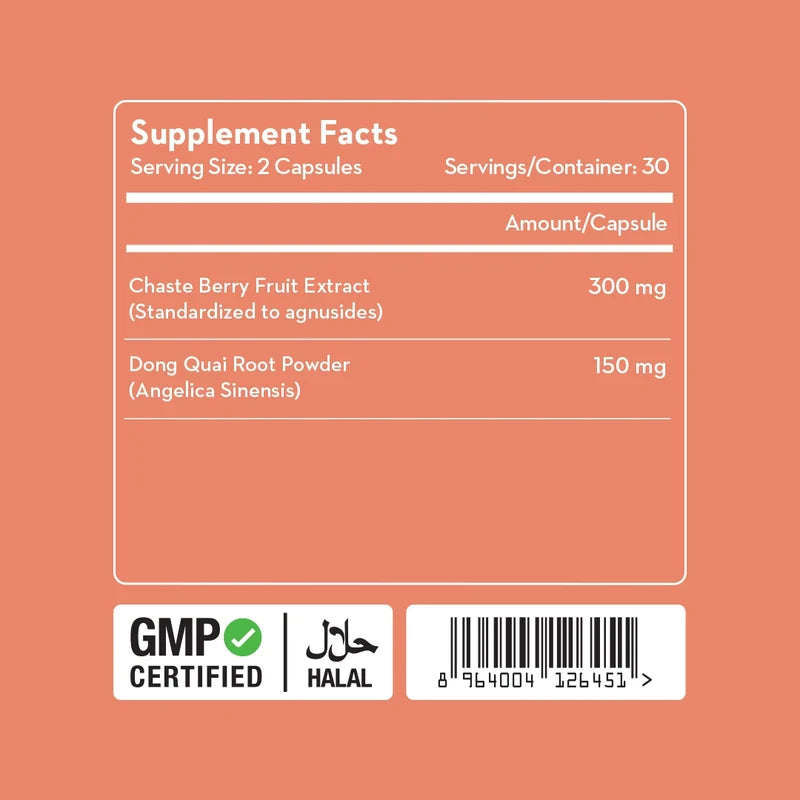 Versus Perfect Harmony Chaste Berry & Dong Quai (60 Capsules)