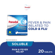 PANADOL SOLUBLE 20 TAB