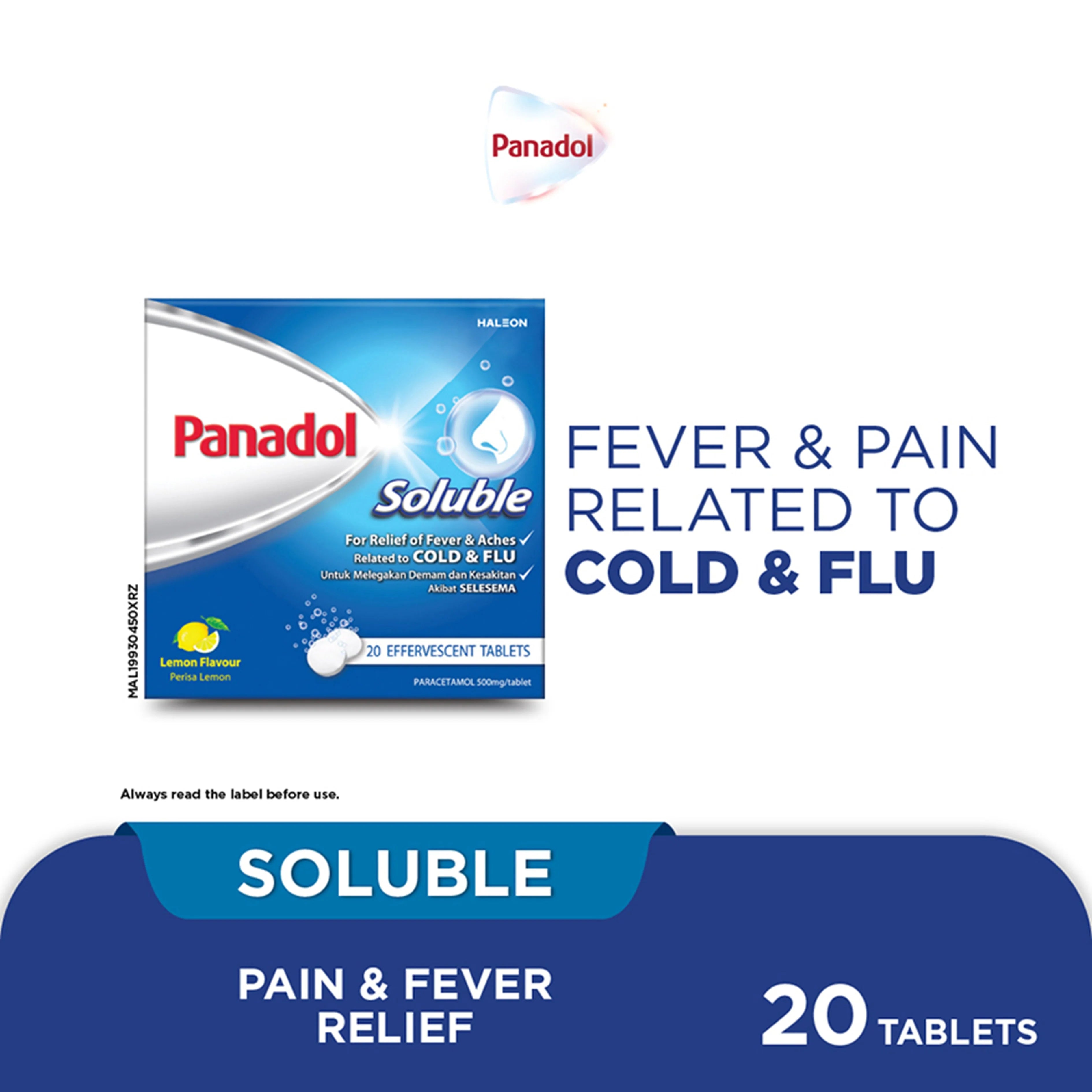 PANADOL SOLUBLE 20 TAB