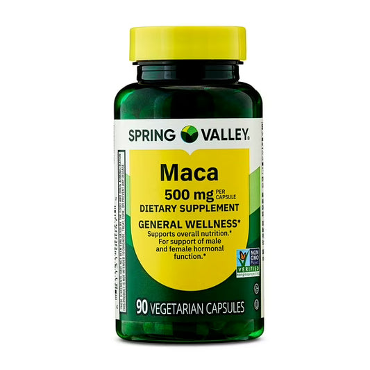 SPRING VALLEY MACA ROOT EXTRACT 500MG (90 CAP)