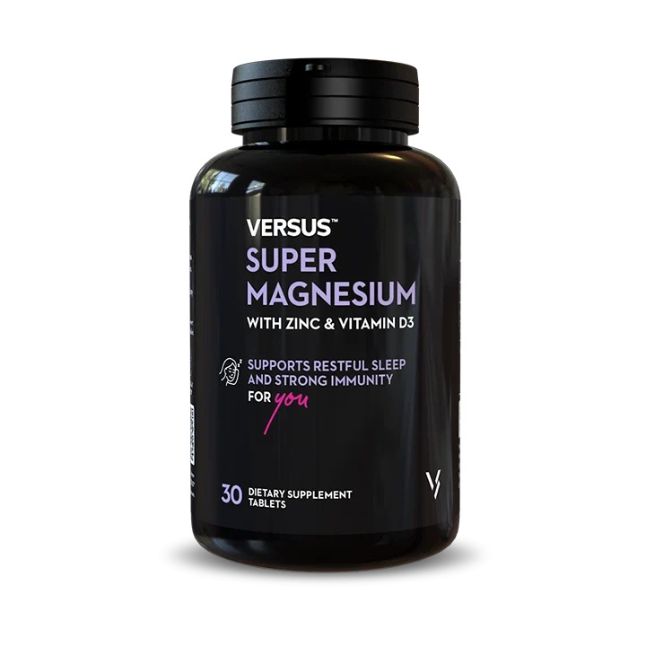 Versus Super Magnesium with Zinc & D3 (30 Tablets)