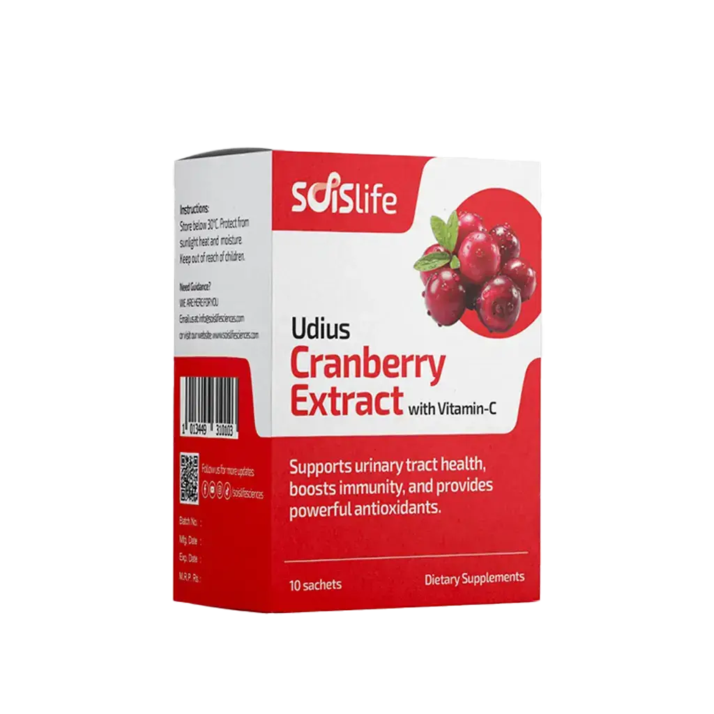SOIS LIFE UDIUS CRANBERRY EXTRACT, 10 SACHETS