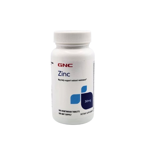 GNC ZINC 30MG 100TAB (ZINC GLUCONATE)