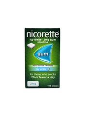 NICORETTE 2 MG ICY WHITE (105 GUMS)