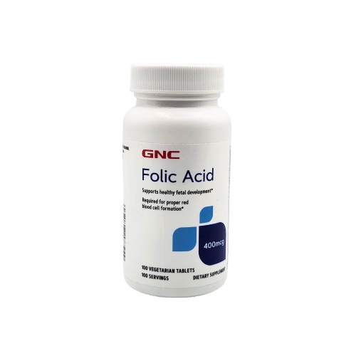 GNC FOLIC ACID 400 MCG IMP (100 TAB)