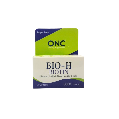 ONC BIO-H BIOTIN 5000MG (30 SOFTGELS)