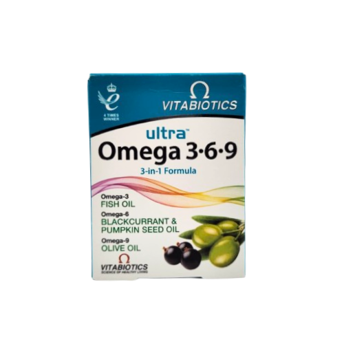 VITABIOTICS ULTRA OMEGA 3-6-9 (60 CAP)