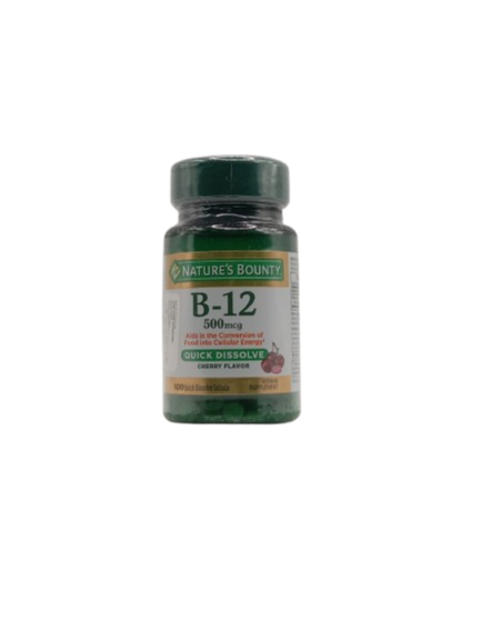 NB B-12 500MCG (100 TAB)