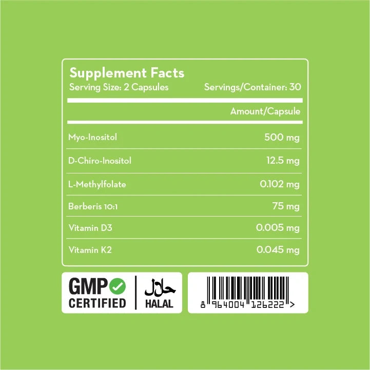 Versus Ova-Pal Inositol Complex (60 Capsules)