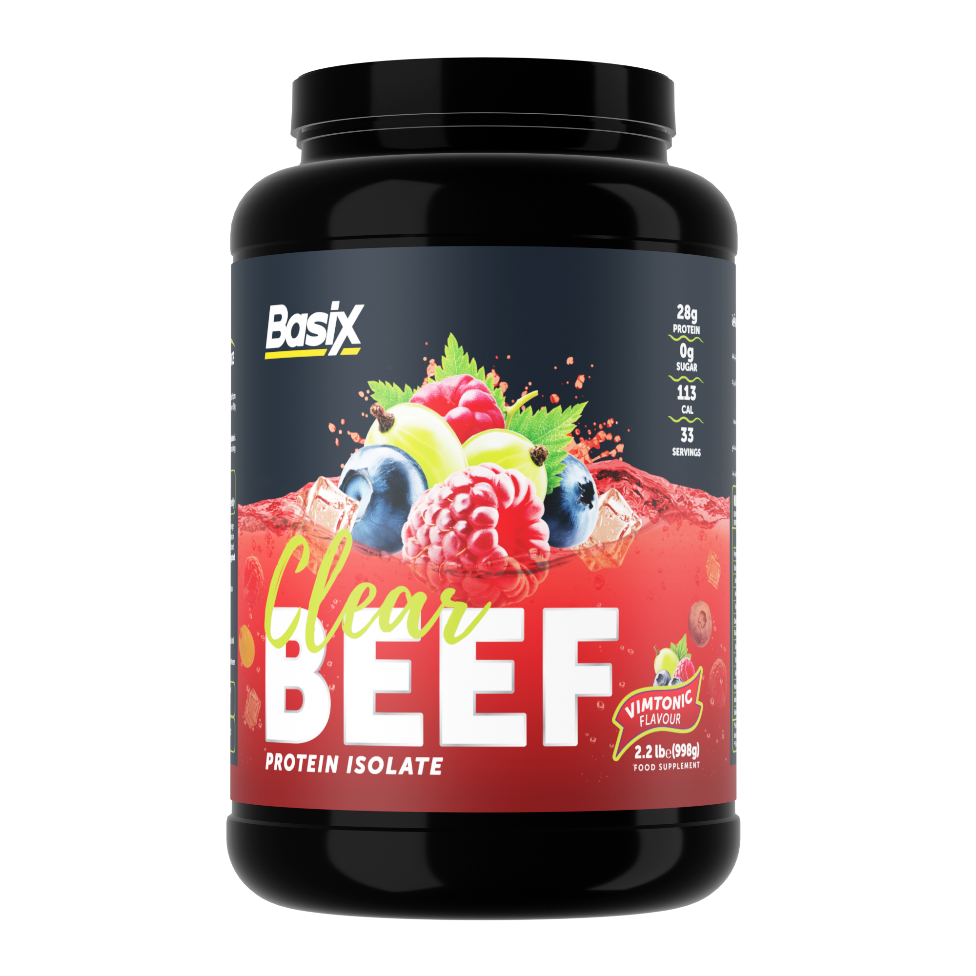 BASIX BEEF PROTEIN ISOLATE 2.2 LBS (998 G)