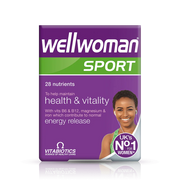 Vitabiotics Wellwoman Sport 30 Tablets box pack for active women energy and performance