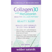 WEBBER NATURALS COLLAGEN 30 WITH MELATONIN BEAUTY SLEEP (120 TAB)