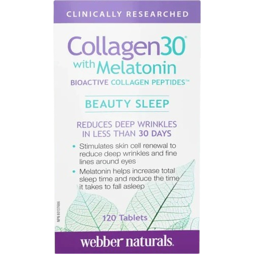 WEBBER NATURALS COLLAGEN 30 WITH MELATONIN BEAUTY SLEEP (120 TAB)