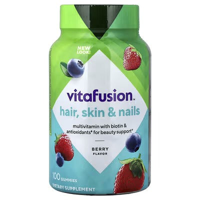 VITAFUSION HAIR,SKIN & NAILS BERRY FLAVOURS (100 GUMMIES)