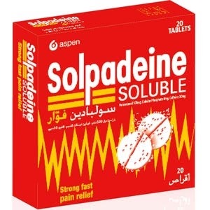 SOLPADEINE SOLUBLE 500MG (20 TAB)