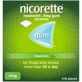 NICORETTE 4 MG FRESHMINT (210 GUMS)
