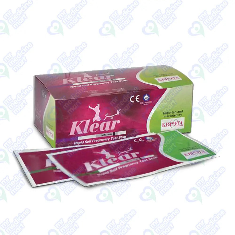 KLEAR MAX PREGNANCY STRIP (1S)