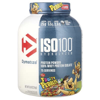 DYMATIZE ISO 100 FRUITY PEBBLES (75 SERVINGS  5LBS 2.3 KG)