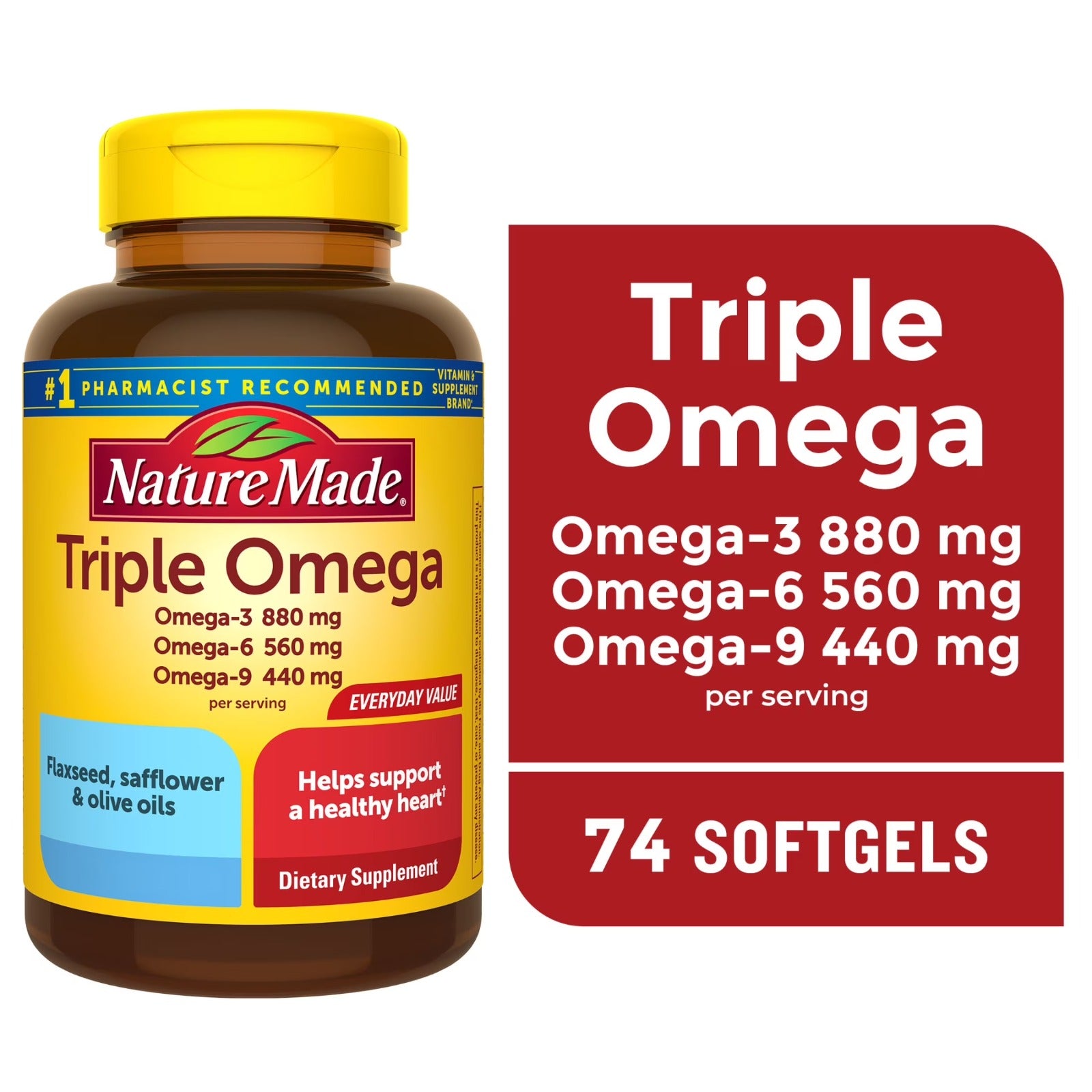 NATURE MADE TRIPLE OMEGA IMP (74 SOFTGEL)