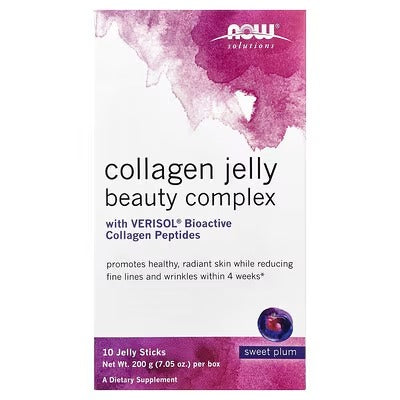 NOW COLLAGEN JELLY BEAUTY COMPLEX SWEET PLUM 7.05 OZ (200G)