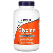 NOW Foods Glycine Pure Powder 1 lb 454g - Neurotransmitter Support, Promotes Restful Sleep, Nervous System Support, Pharmaceutical Grade, Vegetarian Vegan, Non-GMO - Buy in Pakistan at Docxora