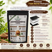 HerbCraft Organic Ashwagandha Powder (100gm)