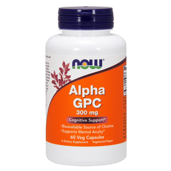 NOW ALPHA GPC 300 MG VEG (60 CAP)  BRAIN HEALTH