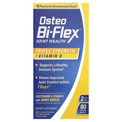 OSTEO BI-FLEX TRIPLE STRENGTH+VITAMIN D (80 TAB)
