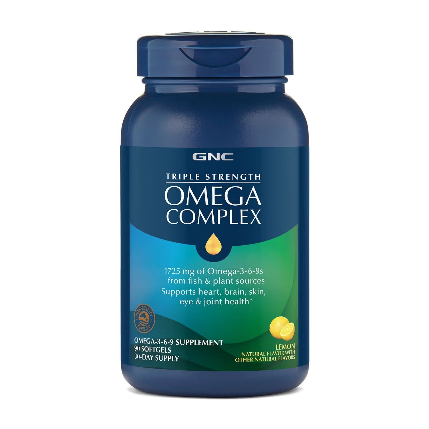 GNC OMEGA COMPLEX IMP 1725MG (90 SOFTGEL) (30 Servings)