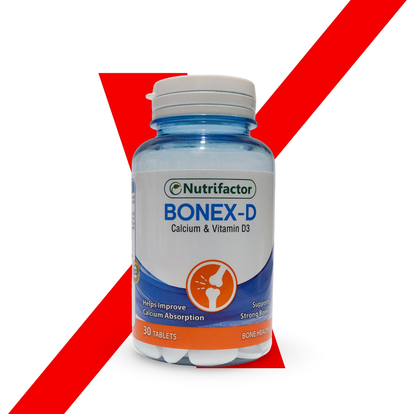 Nutrifactor | Bonex-D | Bone Health | 30 Tablets