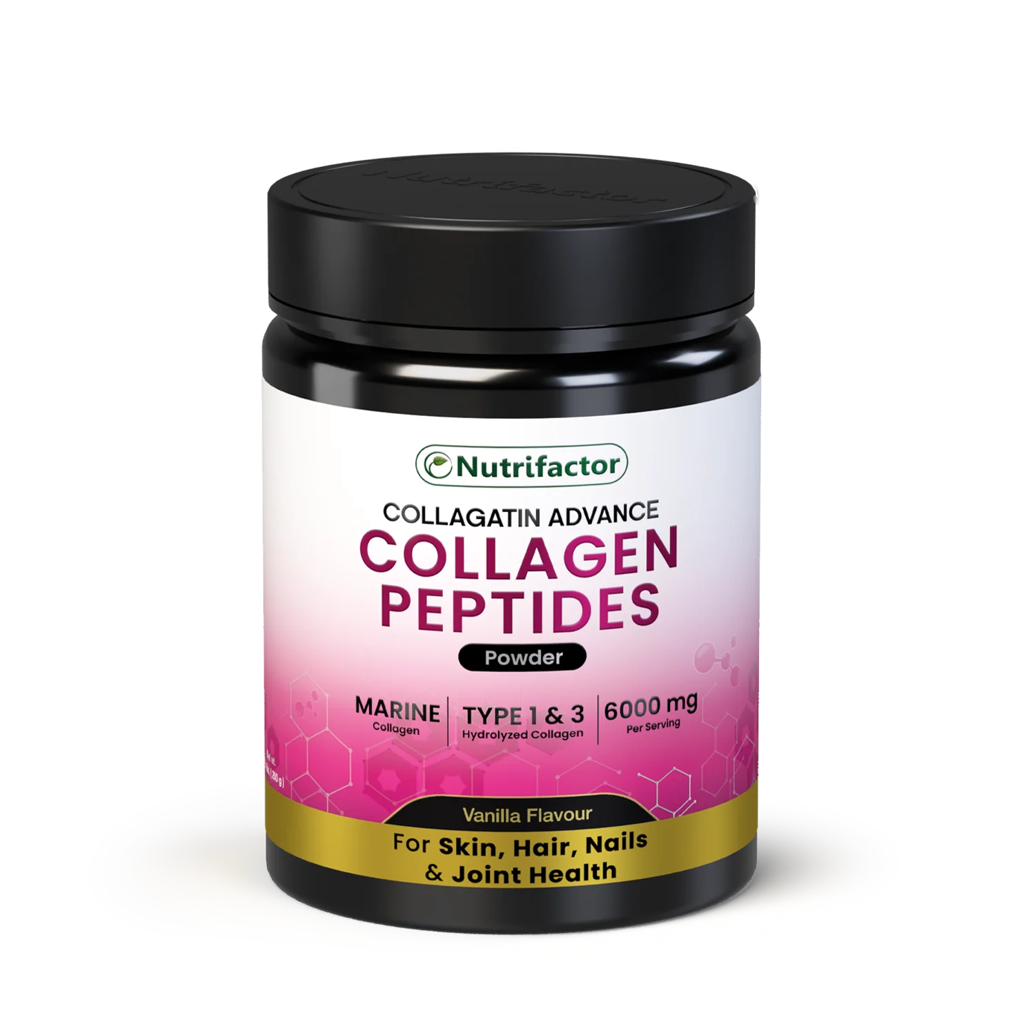 Nutrifactor, Collagatin, Advance Peptides Powder, 6,000 Mg, 200 Gm Jar