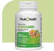 ROUTE 2 HEALTH FLEXA PLUS CURCUMIN WITH D3 (30 TAB)