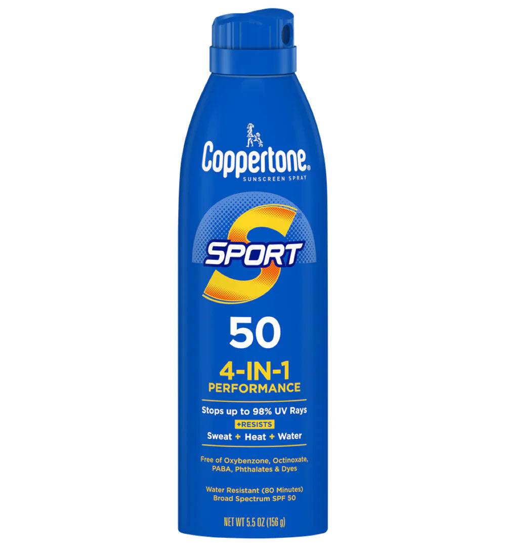 COPPERTONE SPORT SPF 50 SUNSCREEN SPRAY 4 IN 1 (156G)